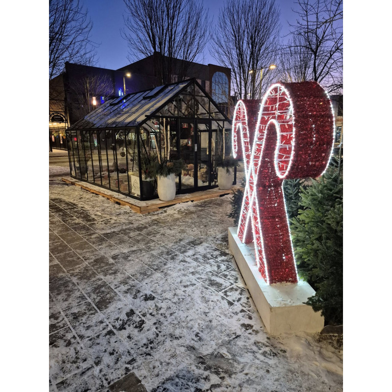 Алюминиевая теплица "TeploGarden" M 19 кв. м. 5,54*3,06