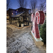 Алюминиевая теплица "TeploGarden" M 19 кв. м. 5,54*3,06